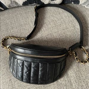 Coach Chain Belt Bag With Quilting